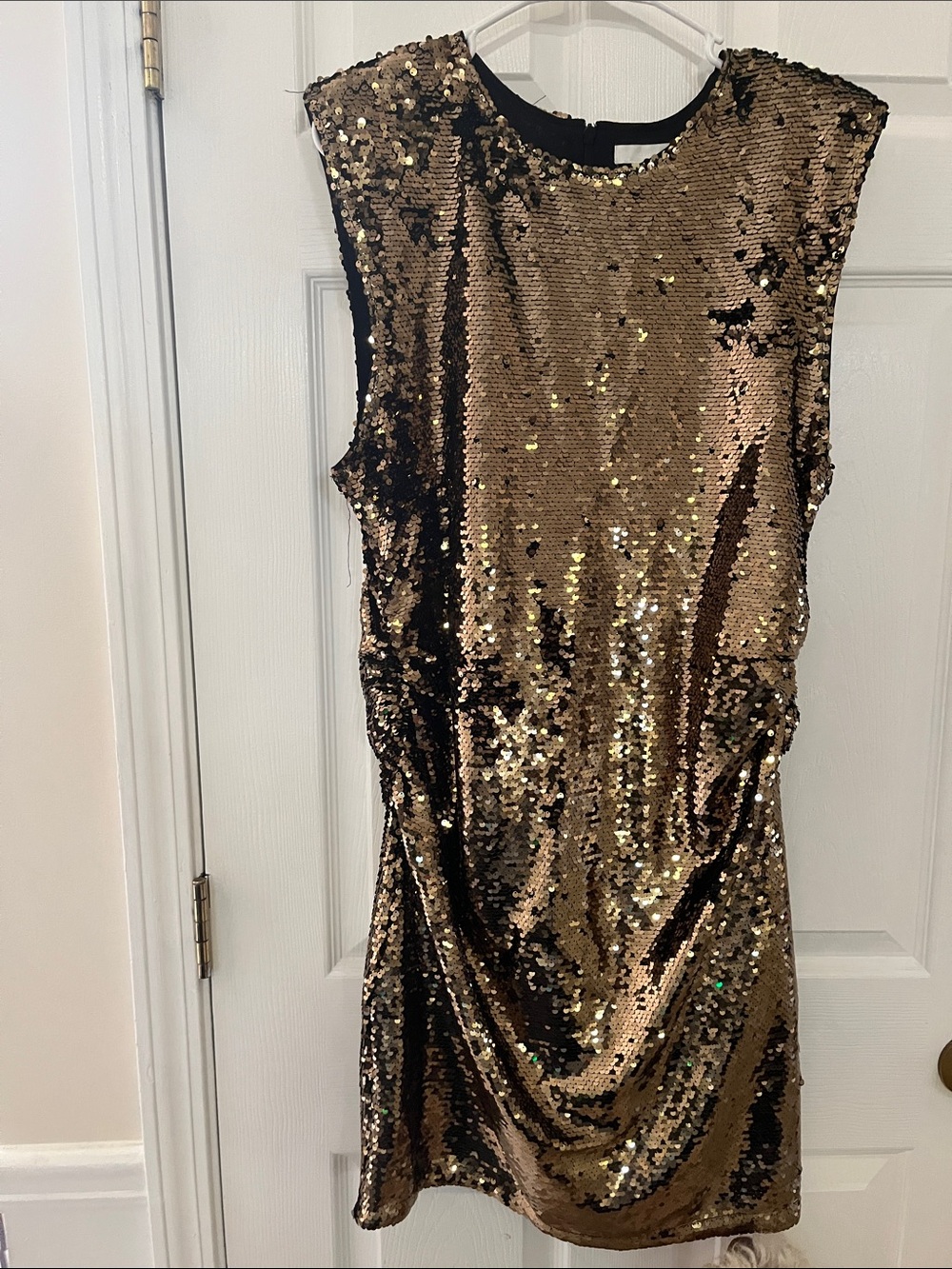 H&M Gold Sequin Mini Dress